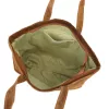 Dámska kožená kabelka cez rameno Luka 25-016 v koňakovej farbe 47 x 28 x 13 cm