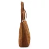 Dámska kožená kabelka cez rameno Luka 25-016 v koňakovej farbe 47 x 28 x 13 cm
