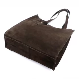    Dámska kožená kabelka cez rameno Luka 25-041 tmavohnedá 31 x 33 x 11 cm