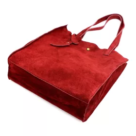    Dámska kožená kabelka cez rameno Luka 25-041 červená 31 x 33 x 11 cm