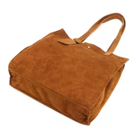    Dámska kožená kabelka cez rameno Luka 25-041 v koňakovej farbe 31 x 33 x 11 cm