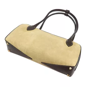    Dámska kožená kabelka cez rameno Luka 24-083 béžovej farby 34 x 17 x 9 cm