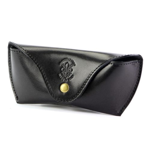  Puzdro na dokumenty Florence ITN-01 z čiernej hovädzej kože 18,5 x 8 x 3,5 cm