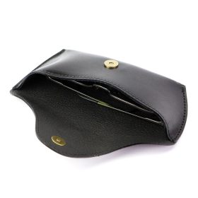    Puzdro na dokumenty Florence ITN-01 z čiernej hovädzej kože 18,5 x 8 x 3,5 cm