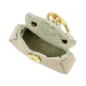    Dámsky béžový doplnok z hovädzej kože Florence BRE-BAG-1 7,5 x 5 x 2,5 cm