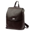 Dámsky hnedý hovädzí kožený batoh Luka 24-075 DOLLARO 31 x 29 x 12 cm