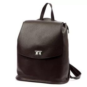   Dámsky hnedý hovädzí kožený batoh Luka 24-075 DOLLARO 31 x 29 x 12 cm