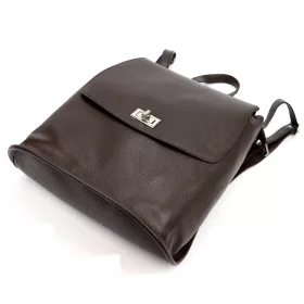   Dámsky hnedý hovädzí kožený batoh Luka 24-075 DOLLARO 31 x 29 x 12 cm