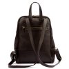 Dámsky kožený batoh MiaMore 2001 DOLLARO hnedej farby 26 x 33 x 12 cm