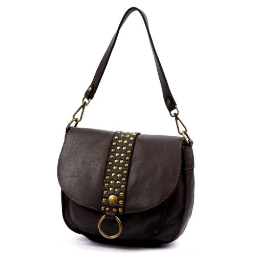  Dámska kožená kabelka VS 044 hnedej farby 25 x 22 x 11 cm