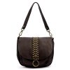  Dámska kožená kabelka VS 044 hnedej farby 25 x 22 x 11 cm