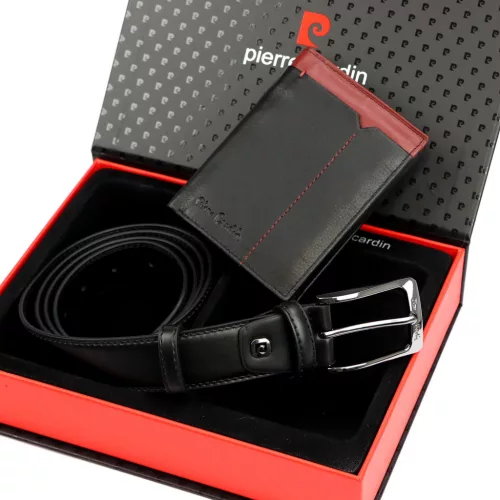  Pánska darčeková sada z hovädzej kože Pierre Cardin ZG-142 25 x 6 x 19 cm