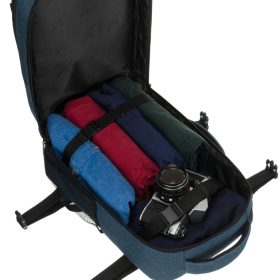    Peterson PTN SIKORKA tmavomodrý batoh, cestovná taška 25 x 40 x 20 cm