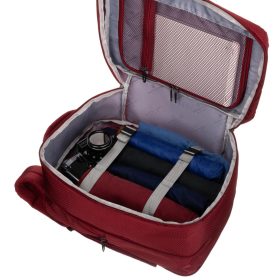    Peterson PTN BOCIAN bordový polyesterový batoh 25 x 40 x 20 cm