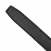  Pánsky čierny automatický kožený opasok Nordee BA002, na bežné nosenie, 125 x 3,5 cm
