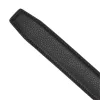  Pánsky čierny automatický opasok Nordee BA005 z pravej kože, 115 x 3,5 cm