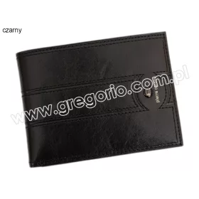    Pánska peňaženka Pierre Cardin K01F01 P029 z čiernej hovädzej kože 12,5 x 10 x 2,5 cm