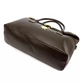    Dámska kožená kabelka Gregorio 1723 DOLLARO hnedej farby 42 x 24 x 15 cm