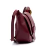  Dámska kožená crossbody kabelka Luka 25-049 bordovej farby 24 x 16 x 9 cm