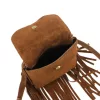  Dámsky kožený držiak na mobil v koňakovej farbe Luka 25-048, taška cez rameno 16 x 21 x 5 cm