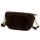  Dámska hnedá kožená crossbody kabelka Luka 25-053 24 x 14 x 8 cm