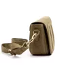  Dámska kožená crossbody kabelka Luka 25-053 béžovej farby 24 x 14 x 8 cm