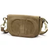  Dámska kožená crossbody kabelka Luka 25-053 béžovej farby 24 x 14 x 8 cm