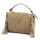  Dámska kožená kabelka Luka 25-059 béžovej farby, taška cez rameno 29 x 17 x 13 cm