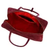  Dámska kožená kabelka cez rameno Luka 25-067 bordovej farby 35 x 24 x 12 cm