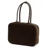  Dámska kožená kabelka cez rameno Luka 25-067 hnedá 35 x 24 x 12 cm