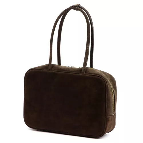  Dámska kožená kabelka cez rameno Luka 25-067 hnedá 35 x 24 x 12 cm