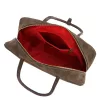  Dámska kožená kabelka cez rameno Luka 25-067 hnedá 35 x 24 x 12 cm