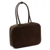  Dámska kožená kabelka cez rameno Luka 25-067 hnedá 35 x 24 x 12 cm