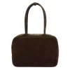  Dámska kožená kabelka cez rameno Luka 25-067 hnedá 35 x 24 x 12 cm