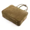  Dámska kožená kabelka cez rameno Luka 25-067 v lieskovo-orieškovej farbe 35 x 24 x 12 cm