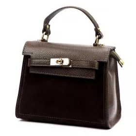    Dámska kožená kabelka Luka 19-17-02 hnedej farby 23 x 19 x 13 cm