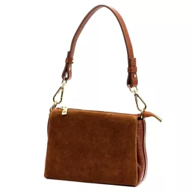    Dámska kožená kabelka Luka 24-098 v koňakovej farbe, taška cez rameno 22 x 14 x 7 cm