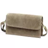  Dámska kožená kabelka cez rameno Luka 25-070 v béžovej farbe 19,5 x 12 x 7 cm