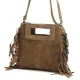 Dámska kožená kabelka Luka 25-072 v lieskovo-orieškovej farbe, crossbody 32 x 30 x 6 cm