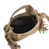 Dámska kožená kabelka Luka 25-072 v lieskovo-orieškovej farbe, crossbody 32 x 30 x 6 cm
