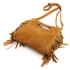  Dámska kožená crossbody kabelka Luka 25-072 v koňakovej farbe 32 x 30 x 6 cm