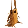  Dámska kožená crossbody kabelka Luka 25-072 v koňakovej farbe 32 x 30 x 6 cm