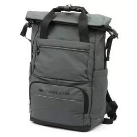  B.Cavalli BC1399 sivý rolovací batoh 32 x 45 x 18 cm