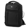 B.Cavalli BC1283 čierny polyesterový batoh 33 x 44 x 14 cm