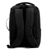B.Cavalli BC1283 čierny polyesterový batoh 33 x 44 x 14 cm