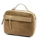  Dámska kožená kabelka Luka 25-062 v lieskovo-orieškovej farbe, crossbody 24 x 17 x 11 cm