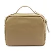 Dámska kožená kabelka Luka 25-062 v lieskovo-orieškovej farbe, crossbody 24 x 17 x 11 cm