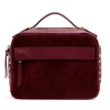  Dámska kožená kabelka Luka 25-062 bordovej farby, crossbody 24 x 17 x 11 cm