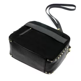    Dámska kožená kabelka Luka 25-062 čierna, crossbody 24 x 17 x 11 cm