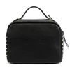  Dámska kožená kabelka Luka 25-062 čierna, crossbody 24 x 17 x 11 cm
